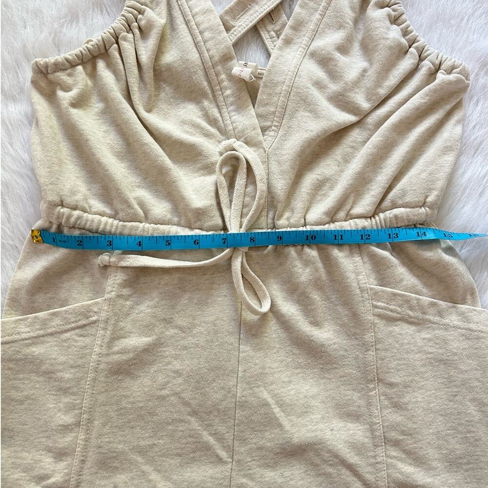 Daily Practice by Anthropologie Playa del Amore Romper Light Sand Size Small - Picture 9 of 11